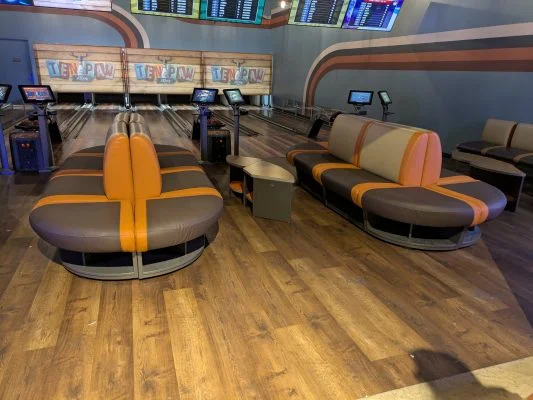 Upholstered seating at Great Wolf Lodge in Perryville, Maryland